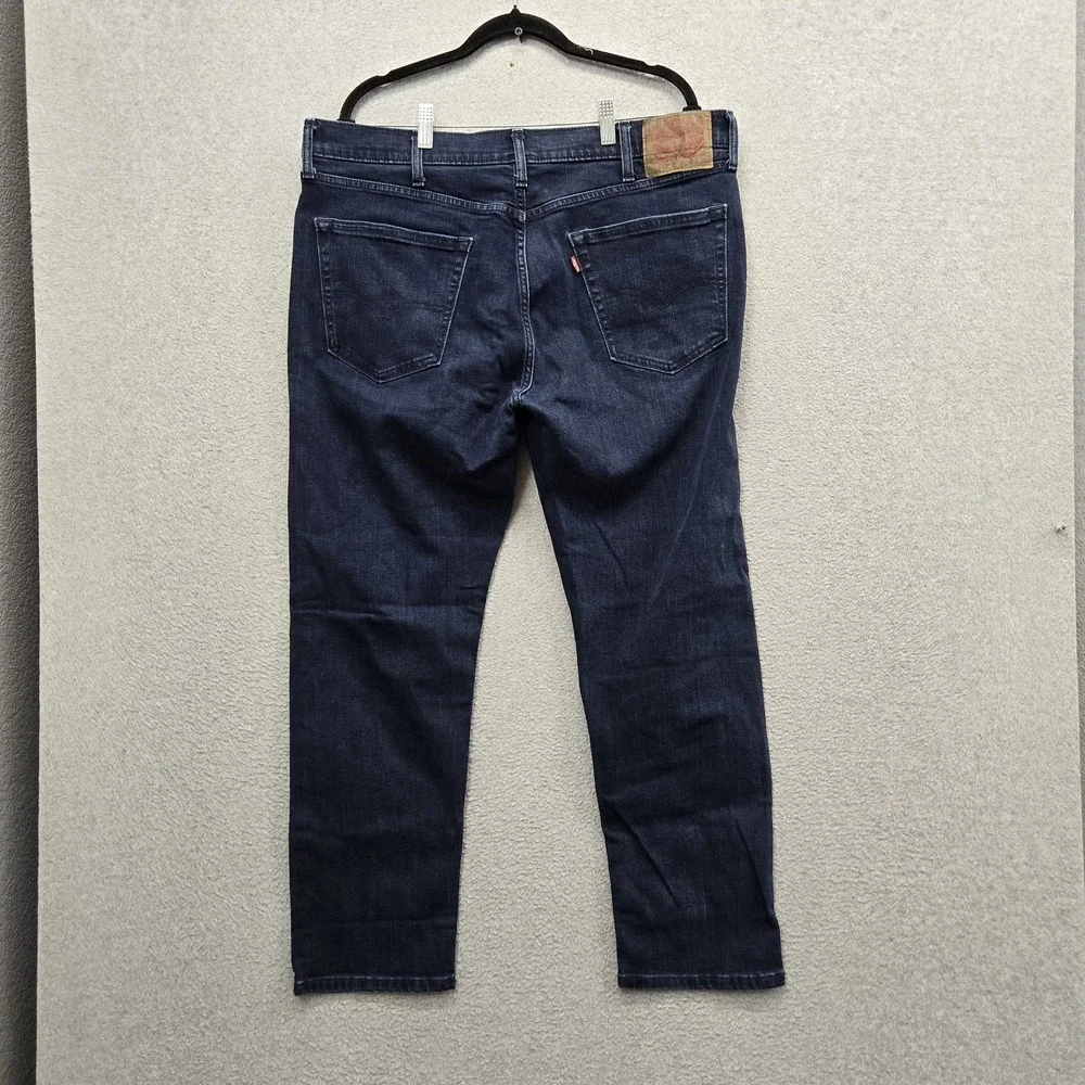 Levi's 502 Men Jeans 38X30 Dark Blue Denim Tapered Leg Allseason Tech